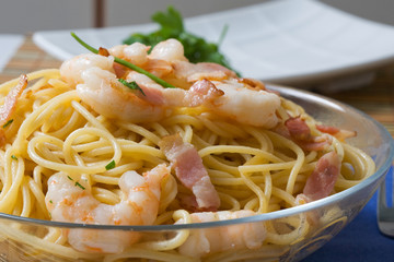 Poster - Seafood spaghetti