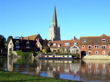 River Thames And St. Helens' Church In Abingdon