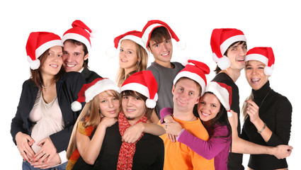 christmas many couples group