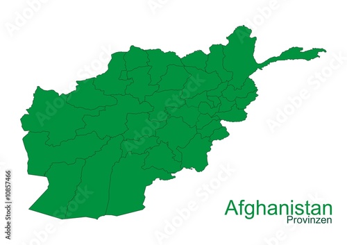 Afghanistan mit Provinzen
