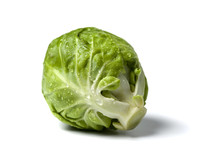 Brussel Sprout With Water Droplets