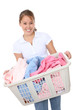 Pretty Woman Doing Laundry