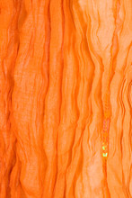Orange Fabric Background