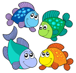 Sticker - Cute fishes set