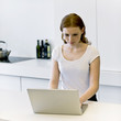 young woman online