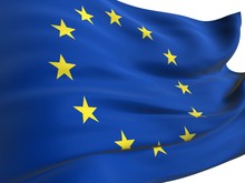 EU Flag Close-up