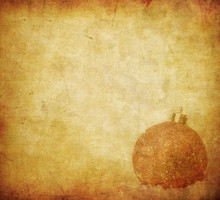 Bauble Over Vintage Paper, Nice Christmas Background