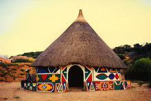 Afrikanische Hütte