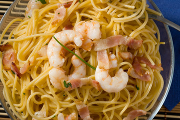 Poster - Seafood spaghetti