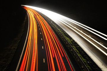 Traffic at night