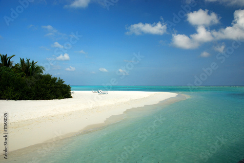 Naklejka samoprzylepna Meeru Island, Malediwy