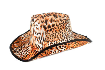 tiger print hat