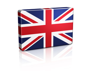 3D UK Flag