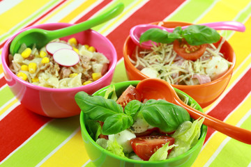 Small healthy salads