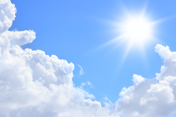 Wall Mural - sun and clouds