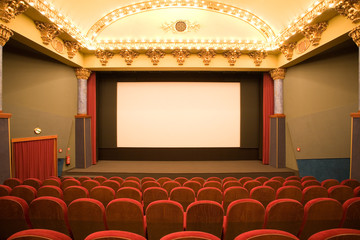 Wall Mural - empty cinema auditorium