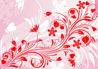 Sticker - Valentines Day background