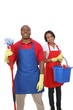 © Stephen Coburn - Attractive Cleaning Man and Woman
