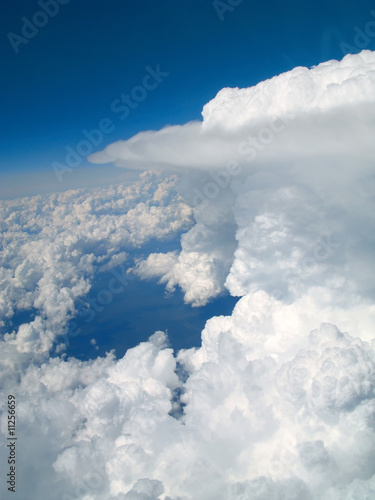 Fotoboard na płycie Chmury Cumulus