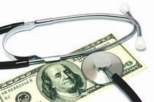 Medical Stethoscope And Dollar