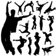 © sabri deniz kizil - dancing people set vector