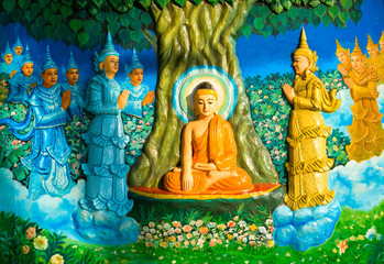 Wall Mural - Shwedagon Paya, Yangoon, Myanmar.