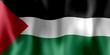 drapeau flottant palestine crumpled flag