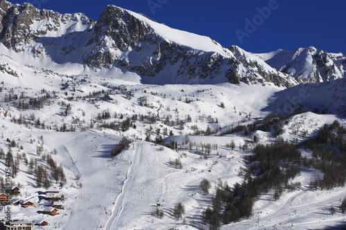 Fotografie, Obraz Station d'Isola 2000 candidate aux Jeux Olympiques d'hiver 2018