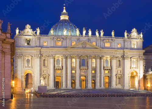 Board z aluminiowym obramowaniem Bazylika San Pietro, Rzym