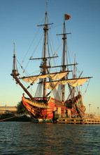 Batavia Old Ship In Netherlands.