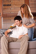 © Bocos Benedict - young couple exchanging gifts