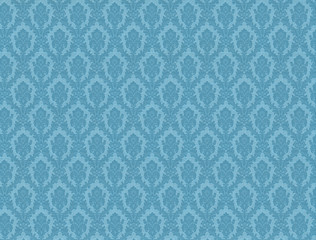 Wall Mural - retro blue wallpaper