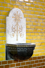 Wall Mural - Holy water font