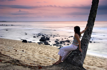 Wall Mural - enjoy the sunset