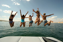 Jumping Into Lake Powell