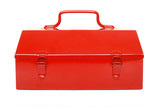 Fototapeta Przestrzenne - Red toolbox isolated