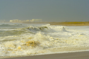 tempête sur l'atlantique