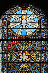 Stained glass window