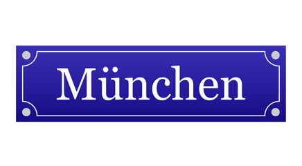 Schild: München