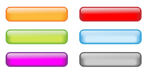 Wall Mural - gel rectangular buttons (various colours)