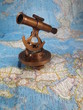 Sextant on World Map