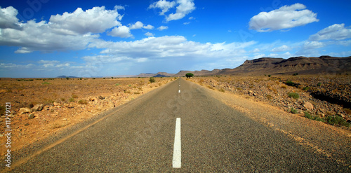 Board z aluminiowym obramowaniem Panorama autostrady