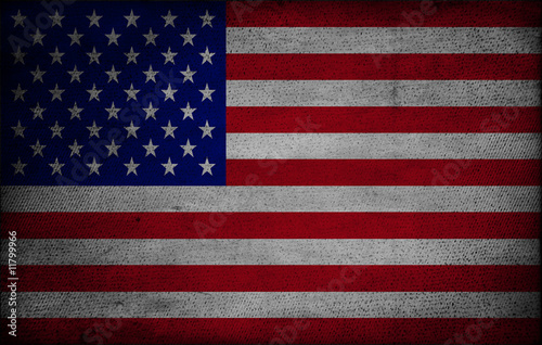 Naklejka samoprzylepna Flaga USA na wzór papieru