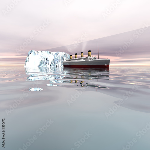 Board z aluminiowym obramowaniem Titanic 2