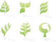 Environmental set of  logos