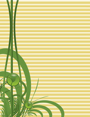 Wall Mural - Green tan abstract background 2