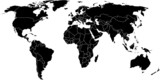 Fototapeta Mapy - Global map