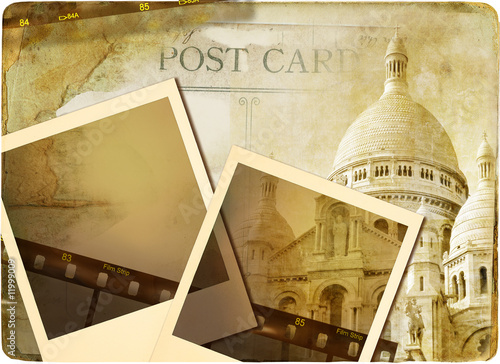 parisian memories - vintage photoalbum