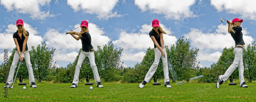 Naklejka samoprzylepna Golf