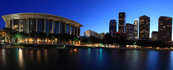 Los Angeles panoramic at twilight